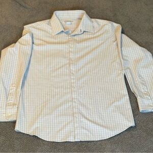 Mizzen + Main Leeward Dress Shirt Size Large Trim